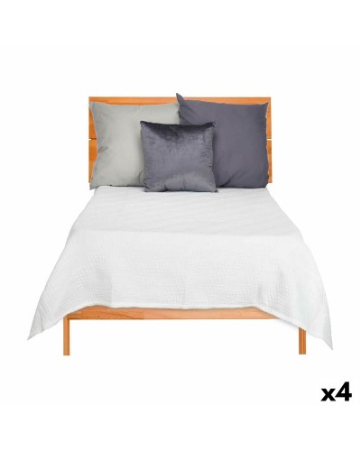 Sprei 180 x 260 cm Wit (4 Stuks)