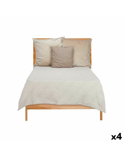 Sprei 180 x 260 cm Beige (4 Stuks)