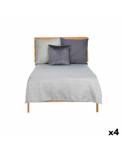 Colcha Better Homes & Gardens Rombos Gris 180 x 260 cm, Juego de 4 Piezas
