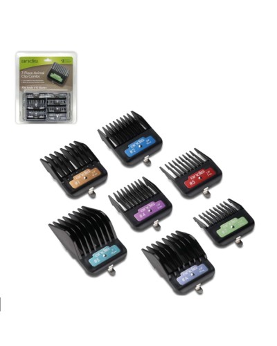 Andis Professionelles Kamm- und Bürstenset 7-teilig - Essential Grooming
