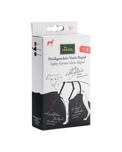 Harnais pour chien Hunter Safety VR, Rouge XS/S, 38-52 cm, Sécurité et Confort.
