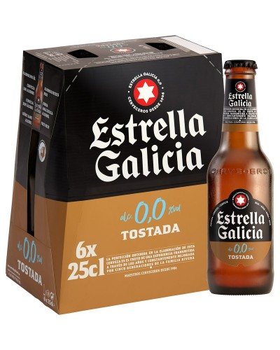Beer Estrella Galicia Tost 0,0 6 x 250 ml