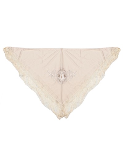 Sjal PGMM33  Elfenben 140 cm