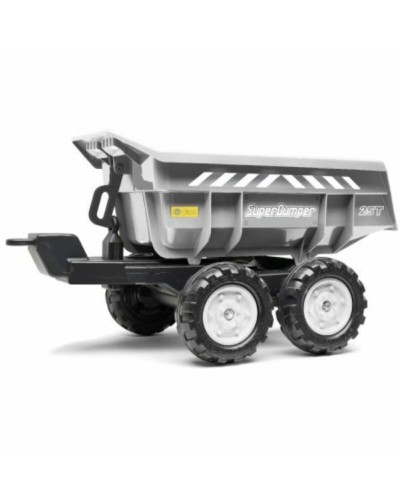 Falk Rimorchio Basculante Grigio per Carriola - Accessorio Giocattolo
