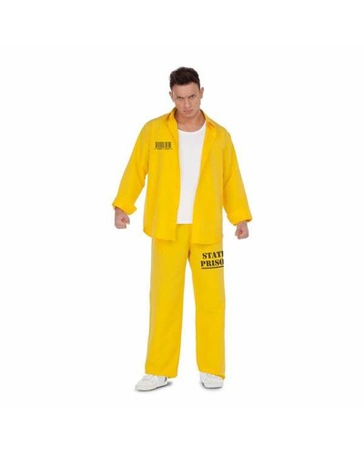 My Other Me Costume Prisonnier Adulte - 2 Pièces - Halloween, Carnaval
