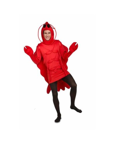 My Other Me Costume Aragosta Adulto - 3 Pezzi - Travestimento Divertente
