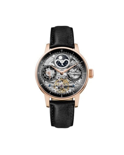 Ingersoll 1892 I07705 Orologio Uomo Automatico Quadrante Nero Pelle
