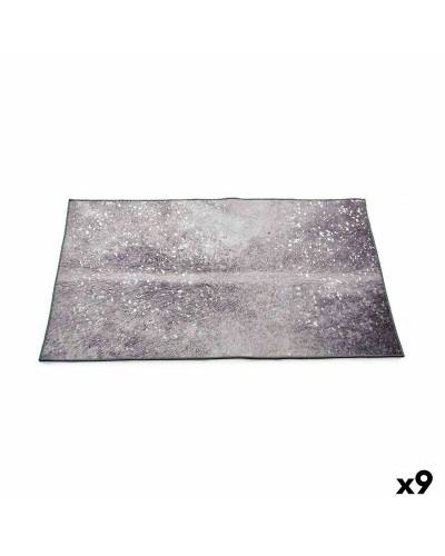 Alfombra Suave en Blanco Gris 190x133 cm - Decoración Moderna para Interiores
