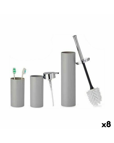 Badset Grijs Plastic (8 Stuks)