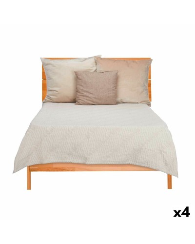 Sprei 240 x 260 cm Beige (4 Stuks)