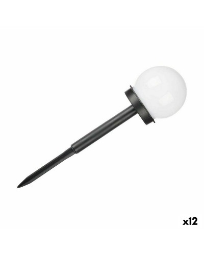 Markeerder Klot Zonne-energie Wit Zwart Plastic 10 x 34,5 x 10 cm (12 Stuks)