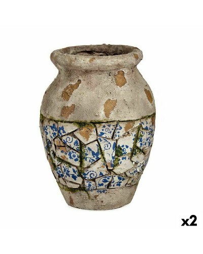 Dekorativ Trädgårdsfigur Vas Polyresin 25 x 32,5 x 25 cm (2 antal)