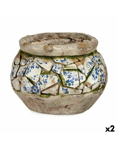 Dekorativ Trädgårdsfigur Vas Polyresin 28 x 19,5 x 28 cm (2 antal)