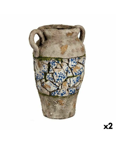 Dekorativ Trädgårdsfigur Vas Polyresin 21 x 34,5 x 28 cm (2 antal)