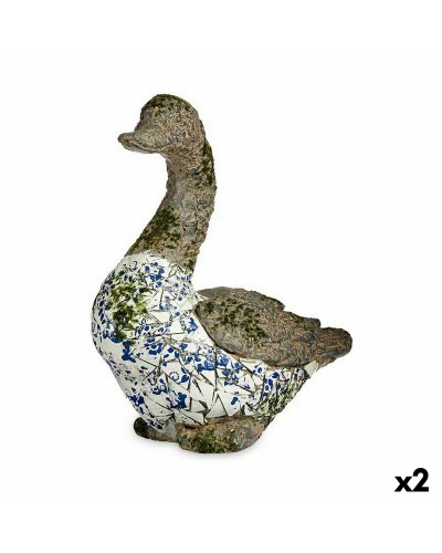 Garten-Entenstatuen aus Polyresin, 2er-Set, 42 x 40 x 17 cm
