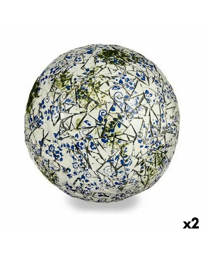 Sfere Decorative da Giardino in Poliresina | Set di 2 | 31,5 cm | Ideali per Esterni