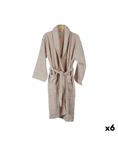 Albornoces Beige Comfy Plus Talla M/L, Paquete de 6
