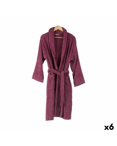 Albornoces rojos L/XL, suaves y cómodos (paquete de 6)
