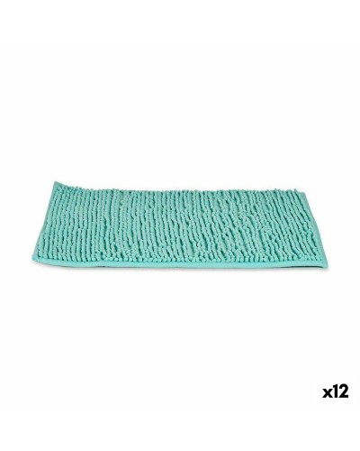 Tapis de Bain Turquoise Ultra Absorbant | 59x40x2,5 cm | Lot de 12
