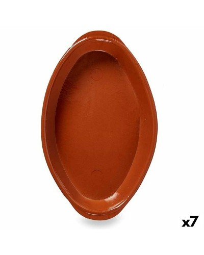Auflaufform aus Terrakotta | 7 Einheiten | 39,5 x 5,5 x 24 cm | Backen und Braten
