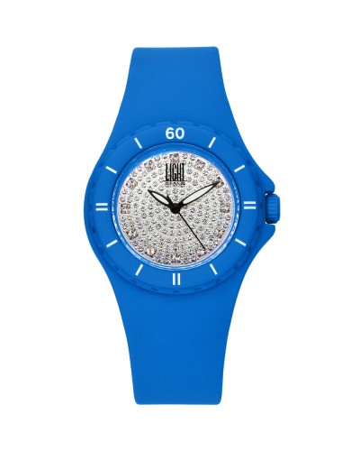Horloge Dames Light Time SILICON STRASS (Ø 36 mm)
