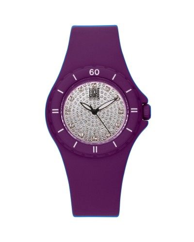 Reloj Mujer Light Time Silicona Strass Ø36mm - Elegante & Luminoso
