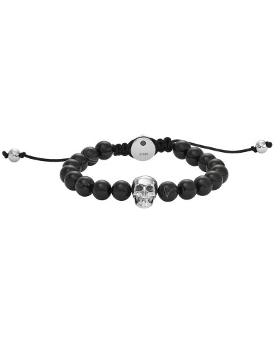 Diesel Bracelet Femme DX1381040 Noir Acier Inoxydable Bijou
