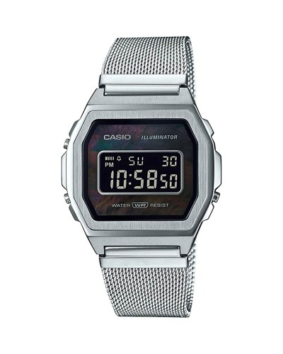 Casio A1000M-1BEF: Digitale Vintage Herrenuhr - Schwarz & Silber

