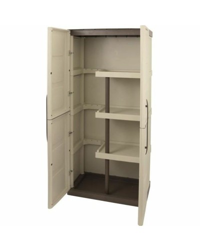 Kaappi TOOD Beige Harmaa Hartsi 60 Kg 20 kg 70 x 39 x 165 cm