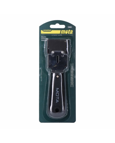 Rascador Mota Premium C801: Raspado eficiente en metal para superficies duras.
