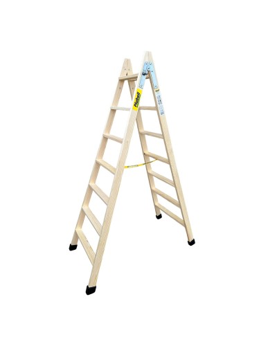 Hopfällbar stege Plabell BLD-7 Trä 190 cm