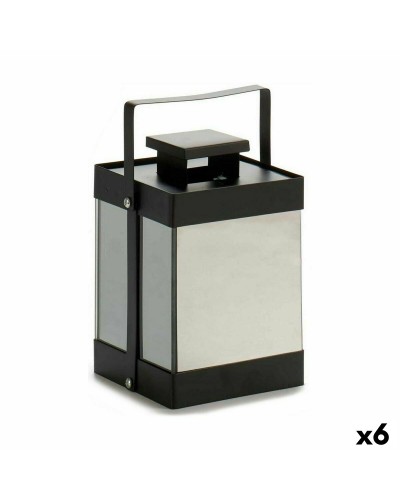 LED-Taschenlampe Schwarz Spiegel, 12,5 x 18,5 x 12,5 cm (6er-Set)
