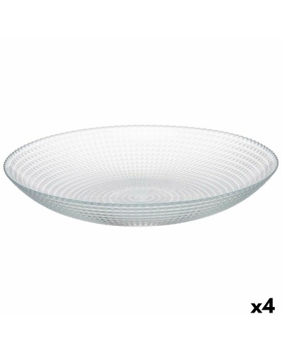 Bordenset Generation Transparant Glas 23 x 7 x 23 cm (4 Stuks)