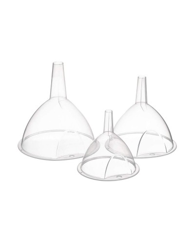 Tratt Secret de Gourmet Transparent Plast (3 Delar)