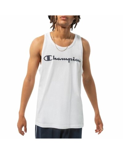 Ärmlös sporttröja Herr Champion Tank Top Vit