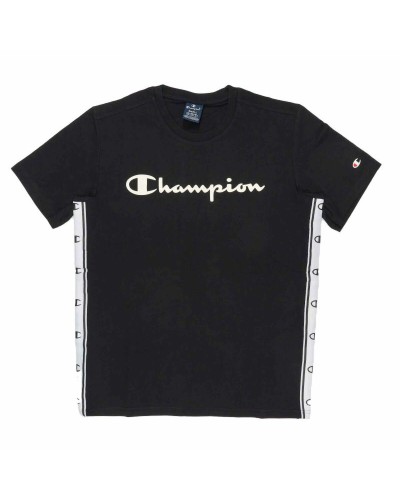 T-shirt med kortärm Herr Champion Crewneck Svart