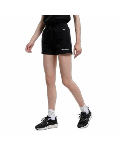 Pantalones Cortos Champion Mujer Negros Deportivos - Pantalones Cortos de Entrenamiento

