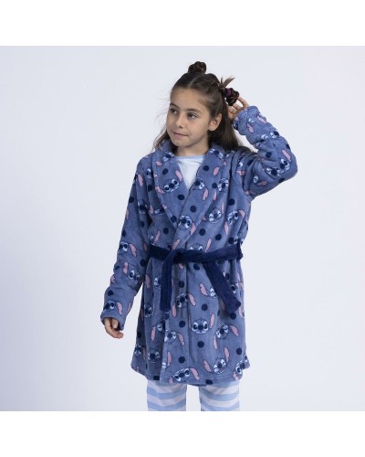 Children's Dressing Gown Stitch Blue