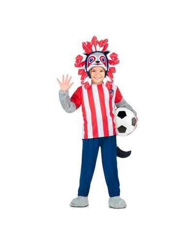 Déguisement Enfant Atlético Madrid - Indien d'Amérique 5 Pièces - Tailles Variées
