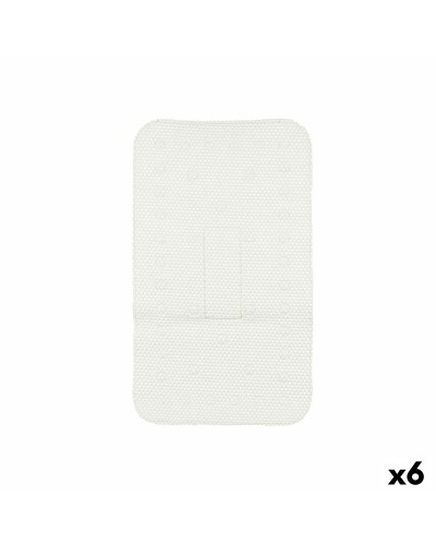 Halkfri duschmatta Vit PVC 69,3 x 40 x 1 cm (6 antal)