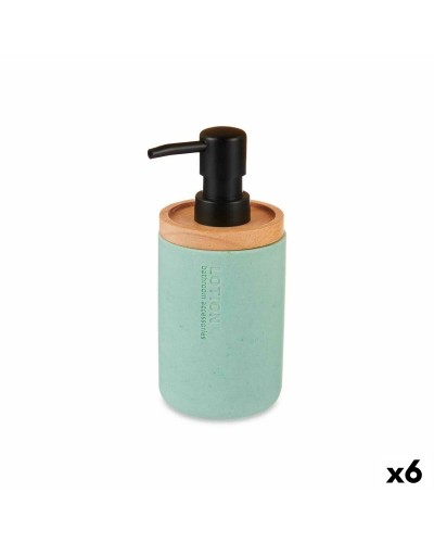 Tvåldispenser Mint Trä Harts Plast (6 antal)