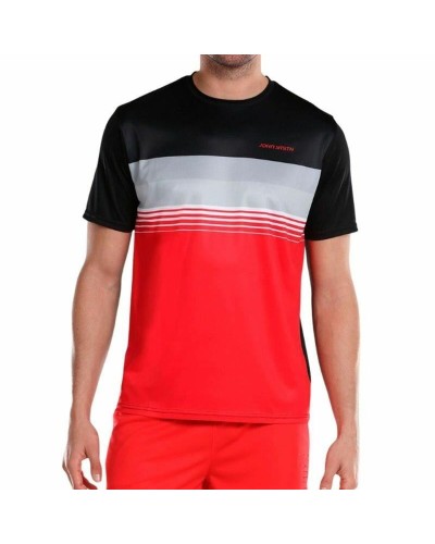 John Smith Men's T-Shirt Bisen Black - Short Sleeve Sporty
