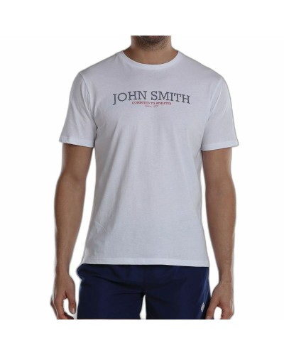 John Smith Camiseta Efebo Blanca Hombre - Algodón Transpirable - Sport & Casual
