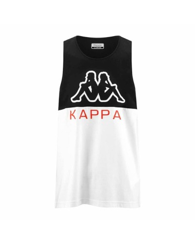 Kappa Eric CKD: Maglia Smanicata Uomo Bianco/Nero - Sport & Casual
