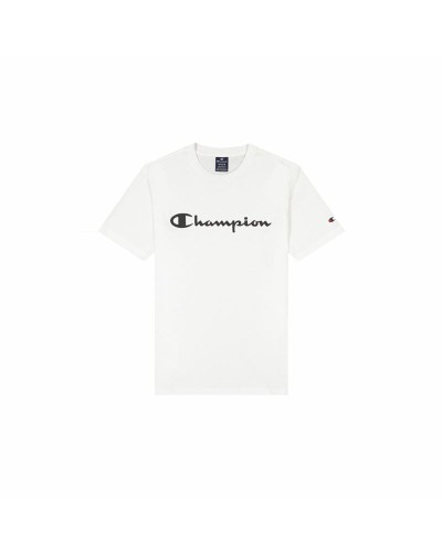 T-shirt med kortärm Herr Champion Crewneck Vit