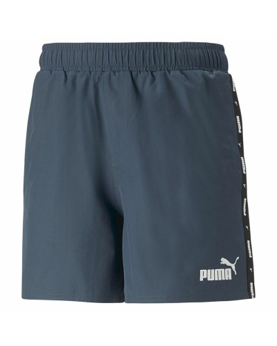 Puma Ess+ Tape Pantaloncini Uomo: Grigio/Blu - Sport & Tempo Libero
