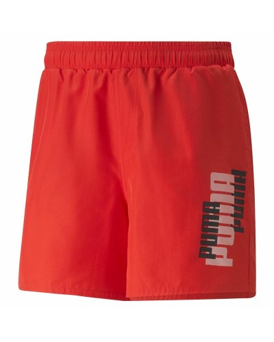 Pantalones Cortos Deportivos Hombre Puma Ess+ Logo Power Rojo - Entrenamiento

