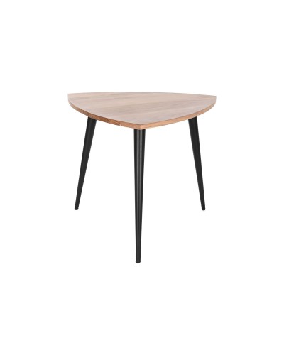 Hoofdtafel DKD Home Decor Metaal Acacia 90 x 90 x 76 cm