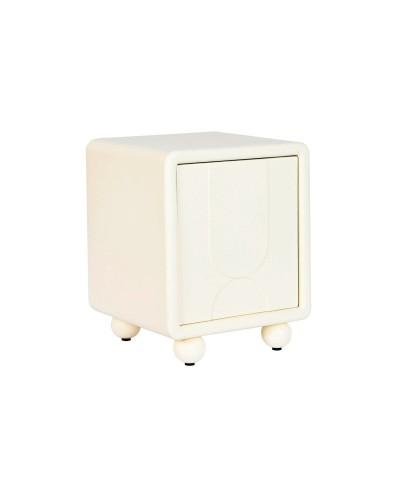 Nattduksbord DKD Home Decor Vit Trä MDF 45 x 40 x 55 cm