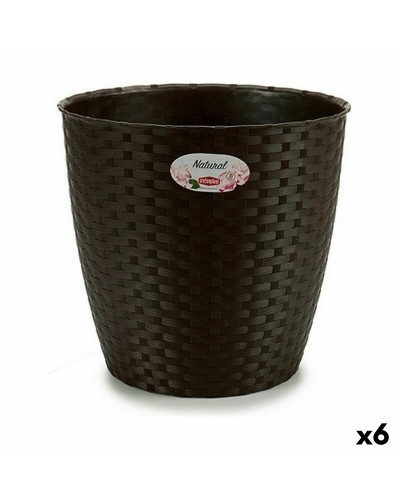 Macetas Stefanplast: Paquete de 6, 29x26,5x29cm, Plástico Duradero para Uso Interior/Exterior
